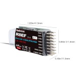 All'ingrosso Radiolink R8EF 2.4Ghz 8 canali RC supporto S-Bus/PPM/PWM/PWM segnale per 8CH T8FB T8S RC auto RC barca aereo